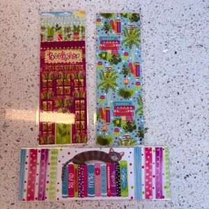 12 Emily Cromwell Designs Colorful Laminated Bookmarks